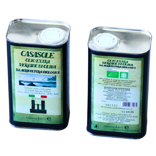 Olio Extra Vergine di Oliva Biologico Casasole - Bottiglia da 500ml